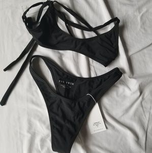 White fox swim bikini